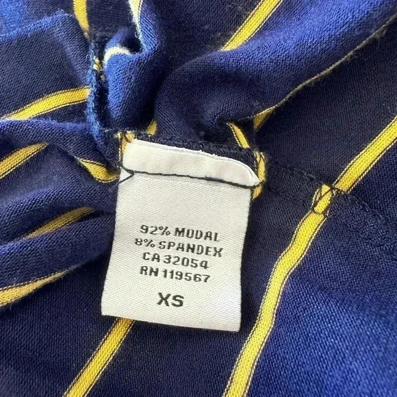 Rachel Pally and Shop Bop Blue and Yellow Striped Tank Maxi Dress in XS - Picture 7 of 8